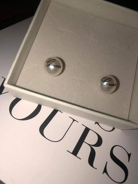 Náušnice perličky, guess