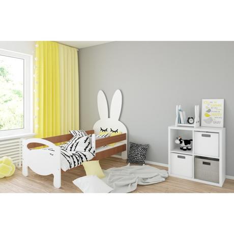 Detská posteľ zajačik komplet,rôzne veľkosti, šírka (cm): 80,dĺžka (cm): 180