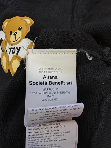 Moschino originál ikonická teplakova suprava, moschino,s