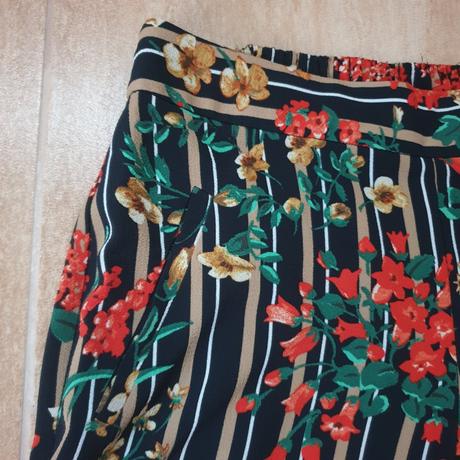 Nohavice letné dámske kvetované zara, zara,s