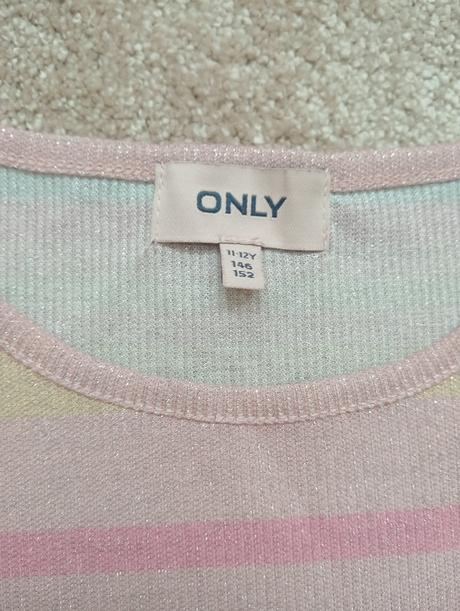 Letné úpletové šaty 146/152, only,146