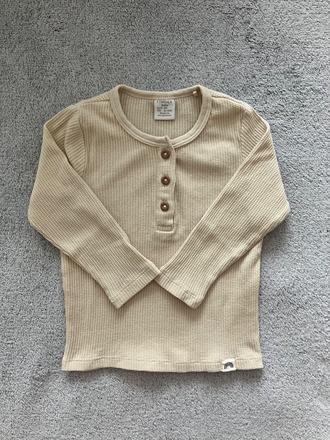 Vaflový pulóvrik s gombíkmi, lindex,80