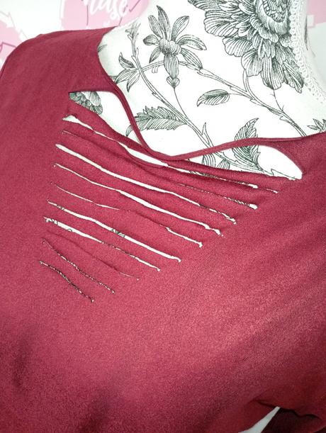 Nové bordove šaty, m