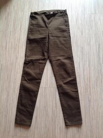 Elastické nohavice, h&m,xs