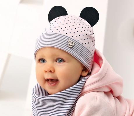 Komplet - prechodná čiapka, nákrčník ajs 38-001, ajs,62 / 68 / 74