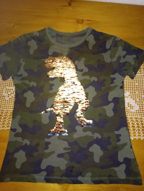 Tričko s flitrovým dinosaurom, next,134