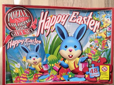 Puzzle happy easter,
