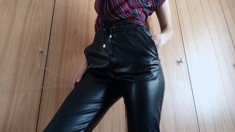 Dámske kožené nohavice, veľ. 36, f&f,36