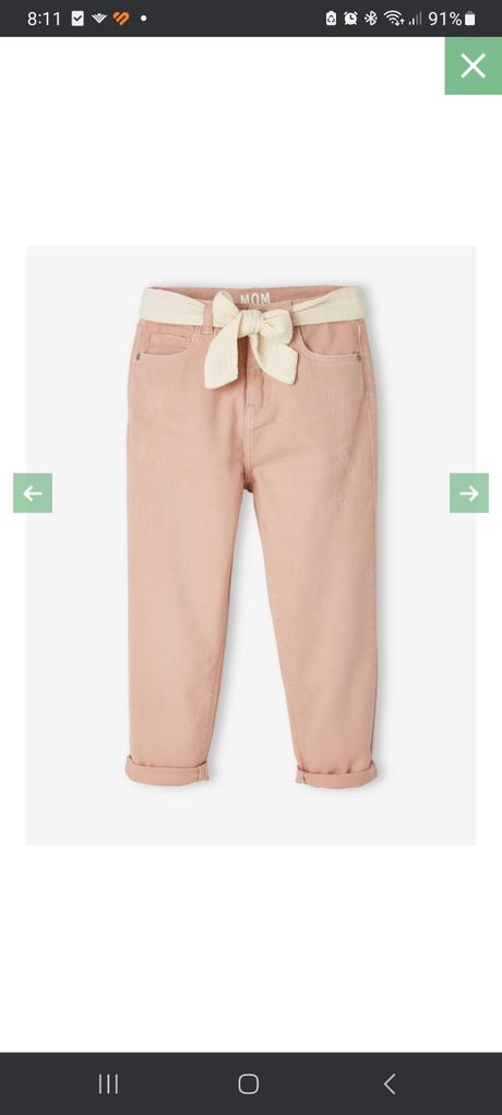 Nohavice, vertbaudet,140