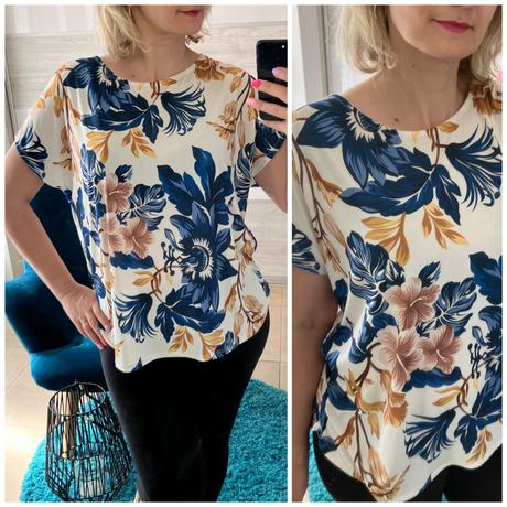 Dámska kvetovaná blúzka, l / m / s