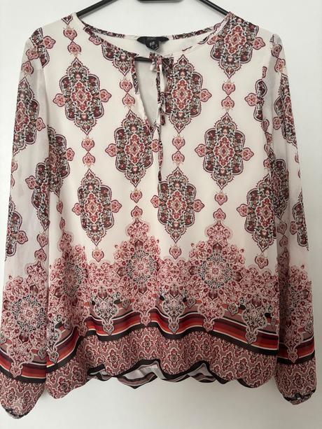 Vzorovana blúzka, f&f,40