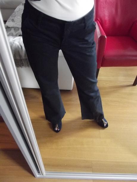 Nohavice sportovo-elegantne, h&m,m