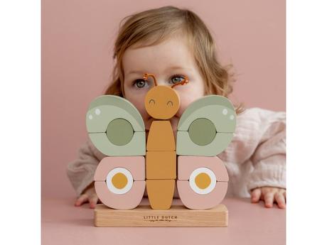 Little dutch motýľ drevený skladací, 