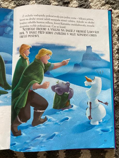 Ľadové kráľovstvo - polárna žiara zlatá kniha, 