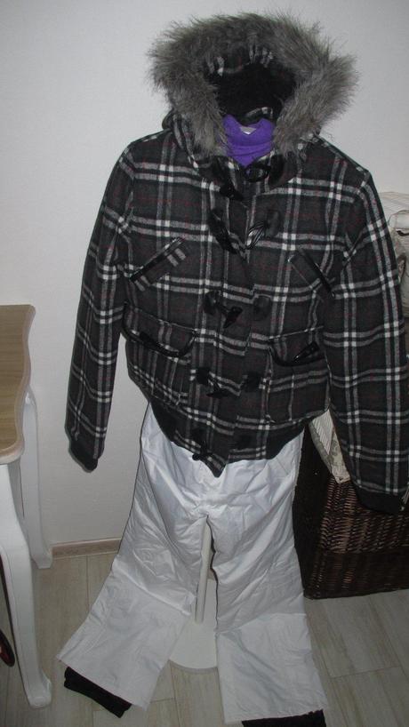 Teplá karo flanelová zimná bunda, new yorker,s