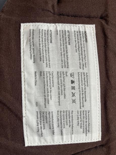 Nosič manduca, manduca