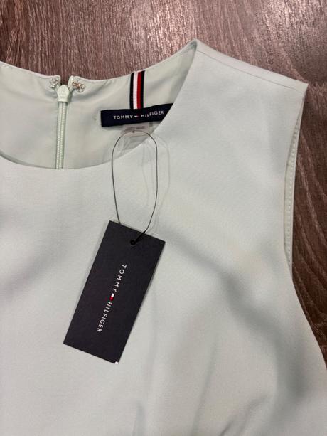 Tommy hilfiger nadherne mentolové letne šaty xs, tommy hilfiger,xs