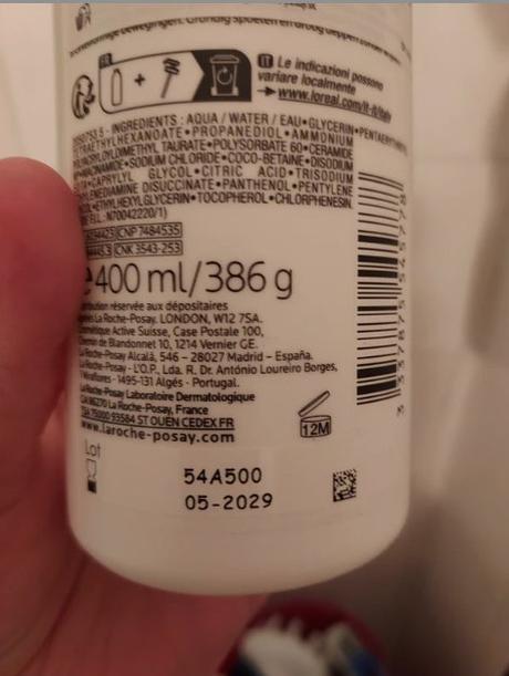 La roche-posay toleriane čistiaci krém 400 ml, 