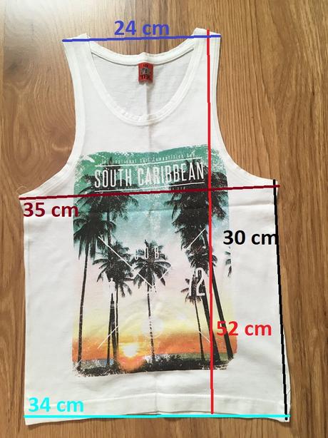 Tričko - tielko č. 128, 128