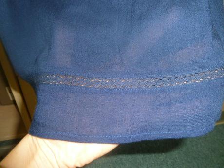 Tmavomodrý top, esprit,40