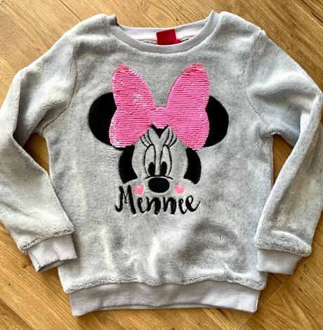 Mikina minnie s flitrami vel. 116, pepco,116