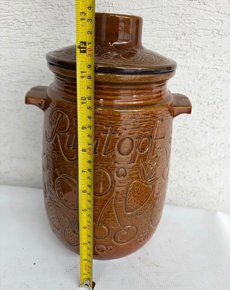 Velky rumtopf hrniec nadoba motiv ovocia,