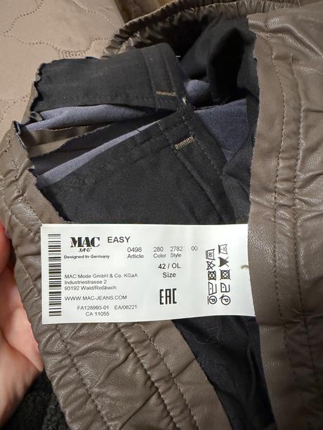 Kožené joggers mac, mac,42
