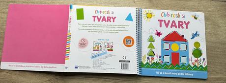 Kniha obkresli si tvary za 3eur,