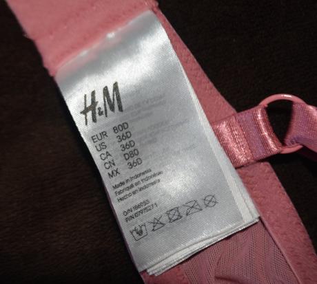Podprsenka h&m veľ.80d + druhá h&m zadarmo, h&m,80d