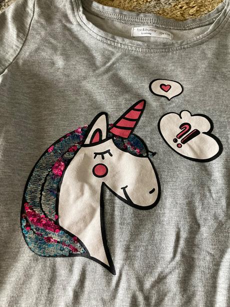 Teplákové šaty s jednorožcom, sinsay,134