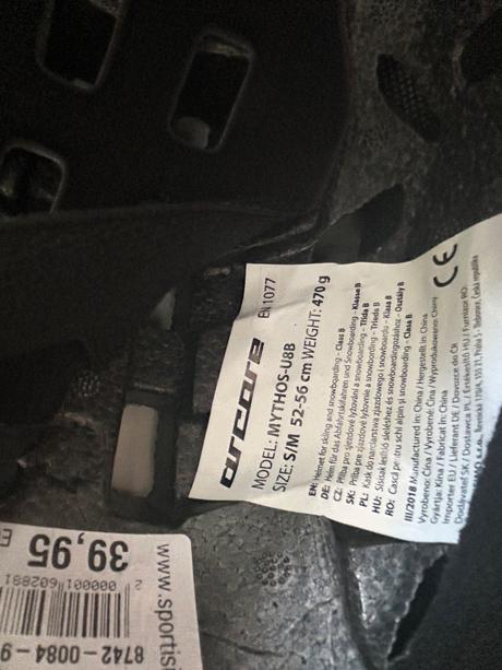 Lyziarska prilba arcore, s