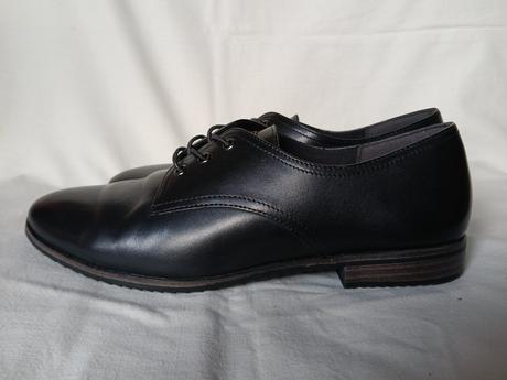 Elegantné kožené poltopánky, tamaris,38