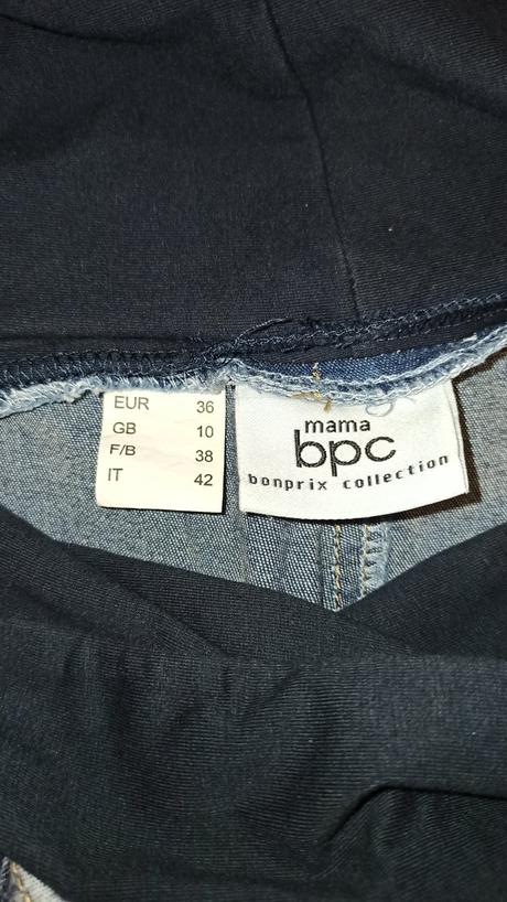 Tehotenské rifle, bonprix,36