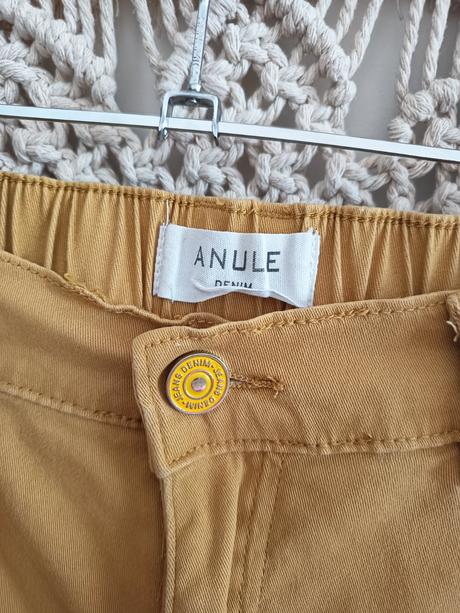 Horčicové nohavice anule, l