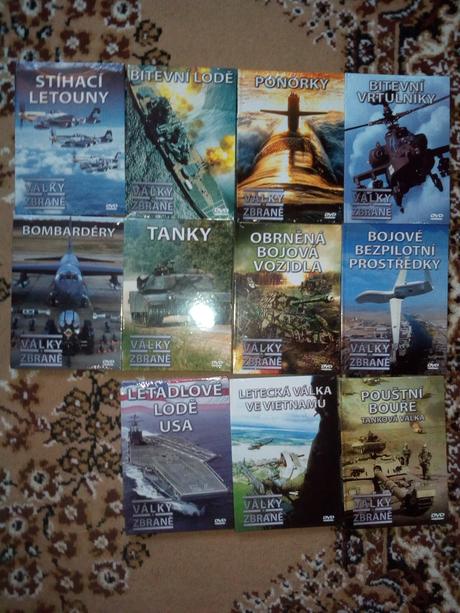 Války a zbrane dvd, 
