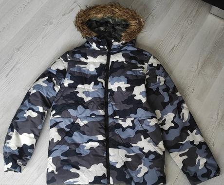 Obojstranná maskáčova bunda, f&f,164