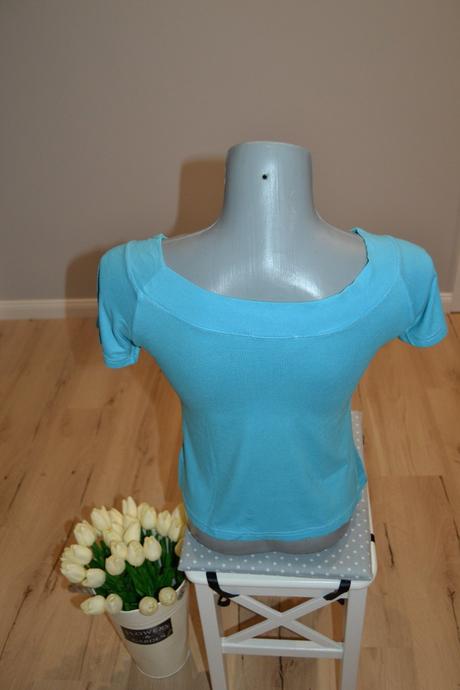 Dámske modré tričká, set 2ks/4e, veľkosť s/m, s