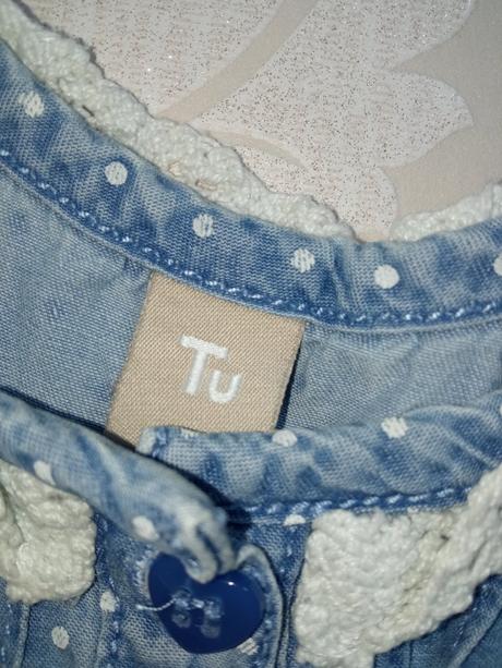 Dievčenské bodkované šaty tu (86-92), tu,86