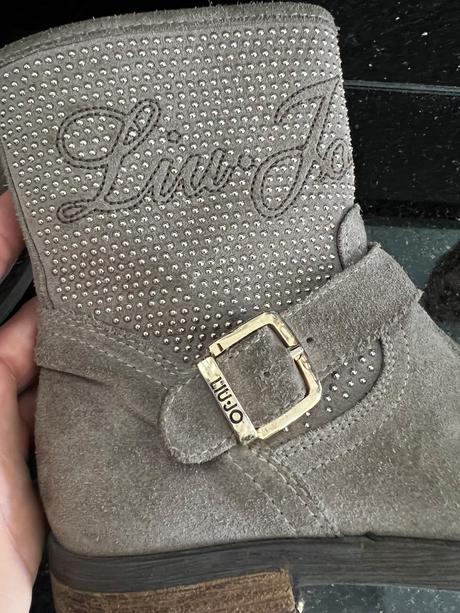 Liu.jo kožené semiš čižmičky vel.30, liu jo,30