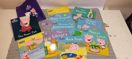 Peppa pig - taštička zošitkových kníh s cd, 