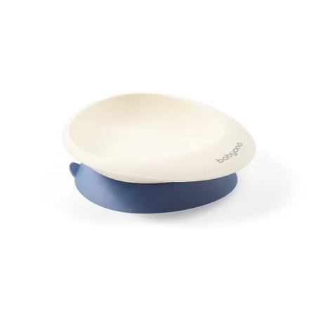 Babyono miska s prísavkou a lyžičkou šedá,