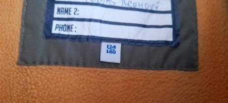 Zimná bunda značky we  - zelená veľ. 134/140, 134