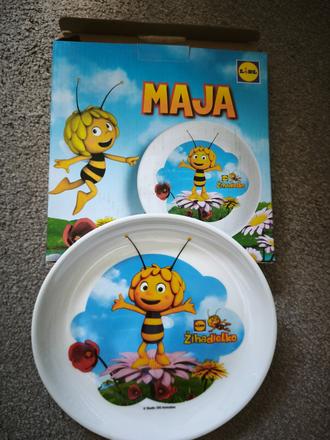 Plytký tanier maja,