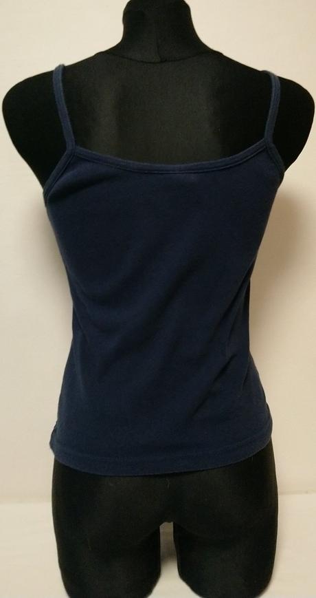 Dámsky bavlnený tmavo modrý top, stars, xs