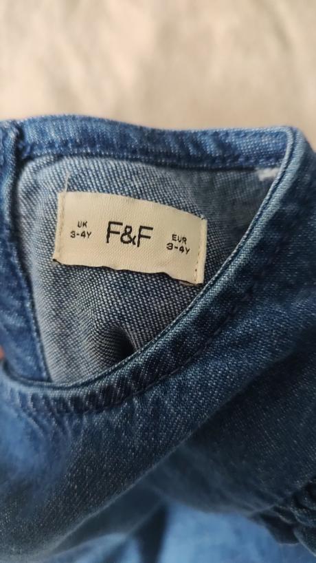 Riflové šaty, f&f,104