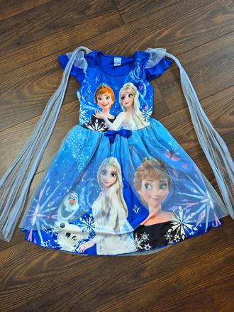 Šaty frozen aj s vlečkami, disney,116