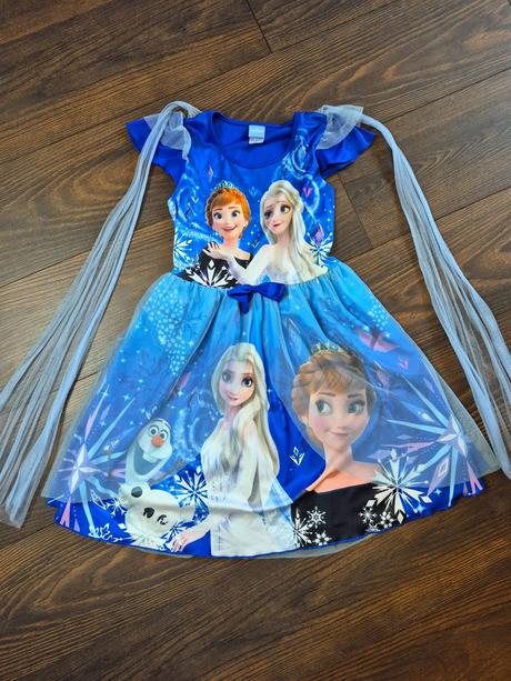 Šaty frozen aj s vlečkami, disney,116