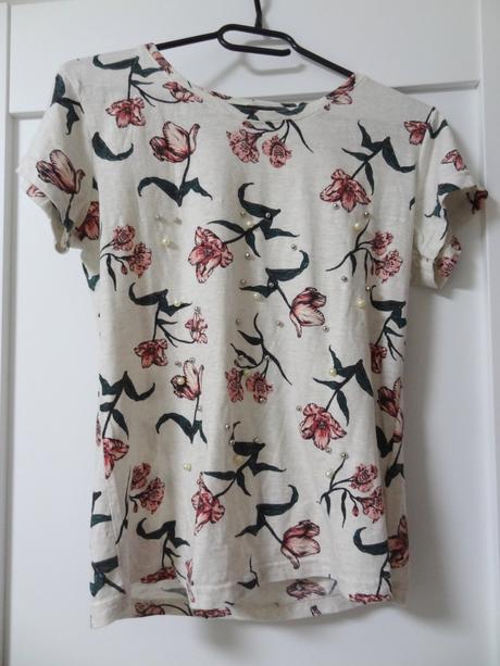 Tričko s kvetmi, s