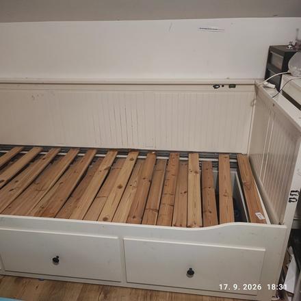 Ikea hemnes rozkladacia postel, šírka (cm): 80,dĺžka (cm): 200