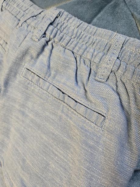 Svetlomodré chlapčenské bavlnené kraťasy, h&m,140